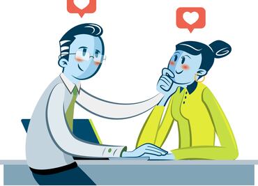 Tu San Valentín... y tu superior. Cuando el amor en la oficina es vertical