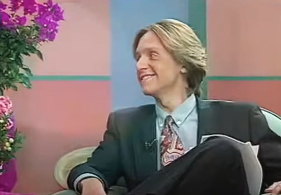 Daniel Bisogno comenzó a parecer en la televisión a finales de la década de los 90.
Foto: YouTube
