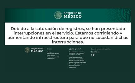 Sobredemanda tiró sitio de registro para vacunas; "nos da muchísimo gusto" el interés: López-Gatell