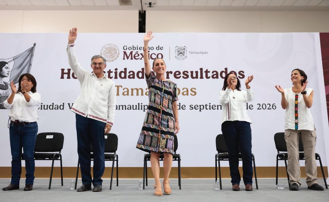 Claudia Sheinbaum presenta su segundo informe de gobierno en Tamaulipas, este 10 de septiembre de 2026. Foto: Presidencia