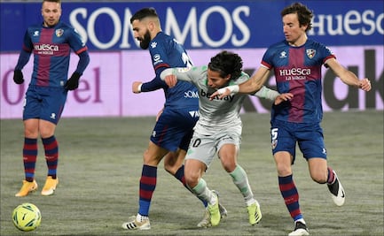 El Betis se lleva la victoria en su visita al Huesca; Lainez fue titular