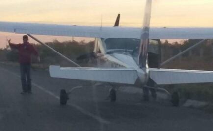 Avioneta aterriza de emergencia en Reynosa