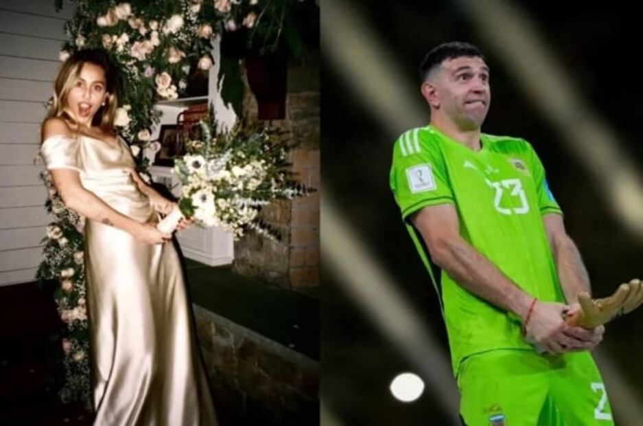 ¿Miley Cyrus homenajeó al portero "Dibu" Martínez? La historia detrás de la foto viral