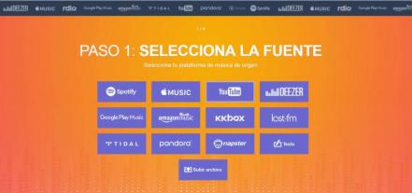 Cómo exportar tu playlist de una plataforma a otra