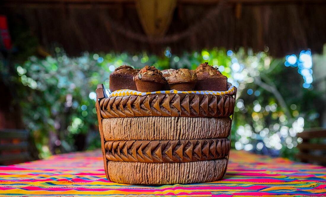 Así es el pan de plátano de Nayarit, un postre sumamente tradicional. Foto: cortesía