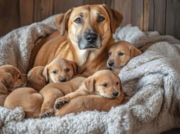 Una veterinaria confirma si se puede desparasitar o no a una perrita recién parida