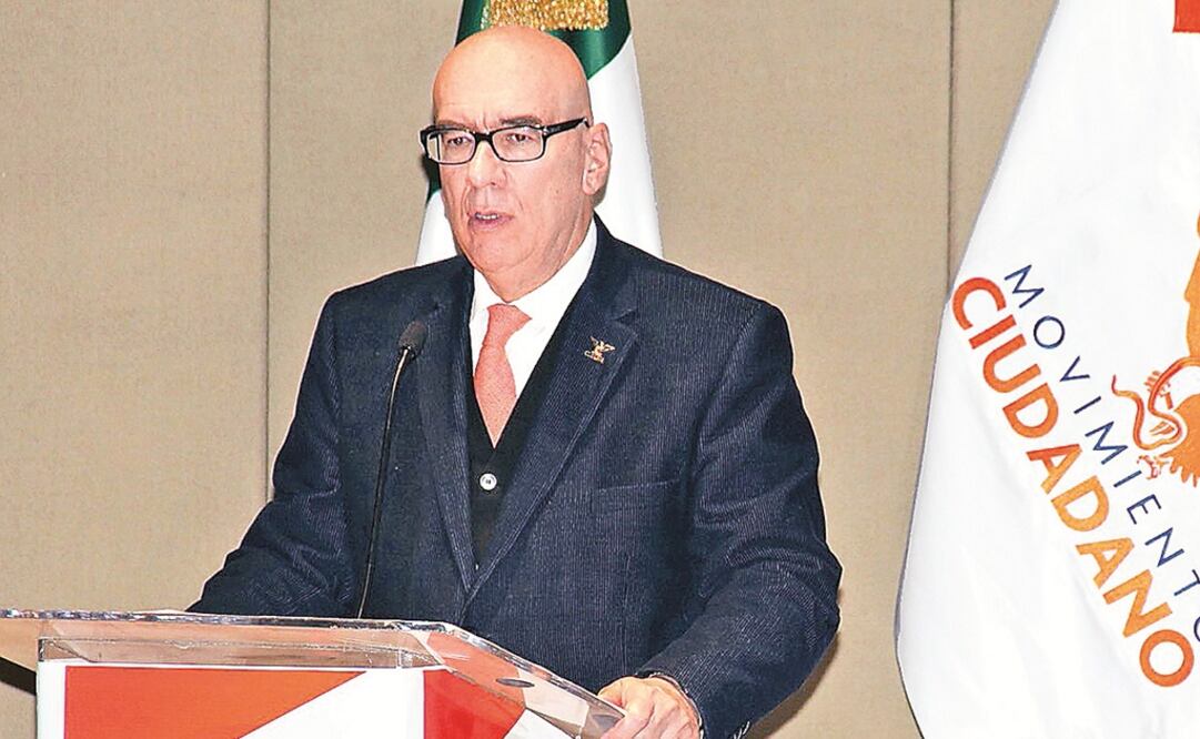 El coordinador nacional de Movimiento Ciudadano (MC), Dante Delgado. /Archivo - EL UNIVERSAL