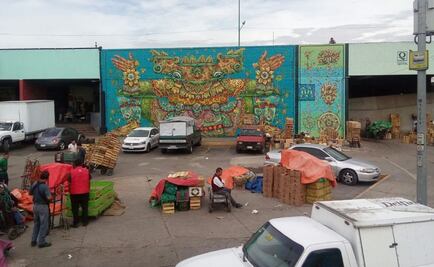 Murales le echan sazón a la Central de Abasto