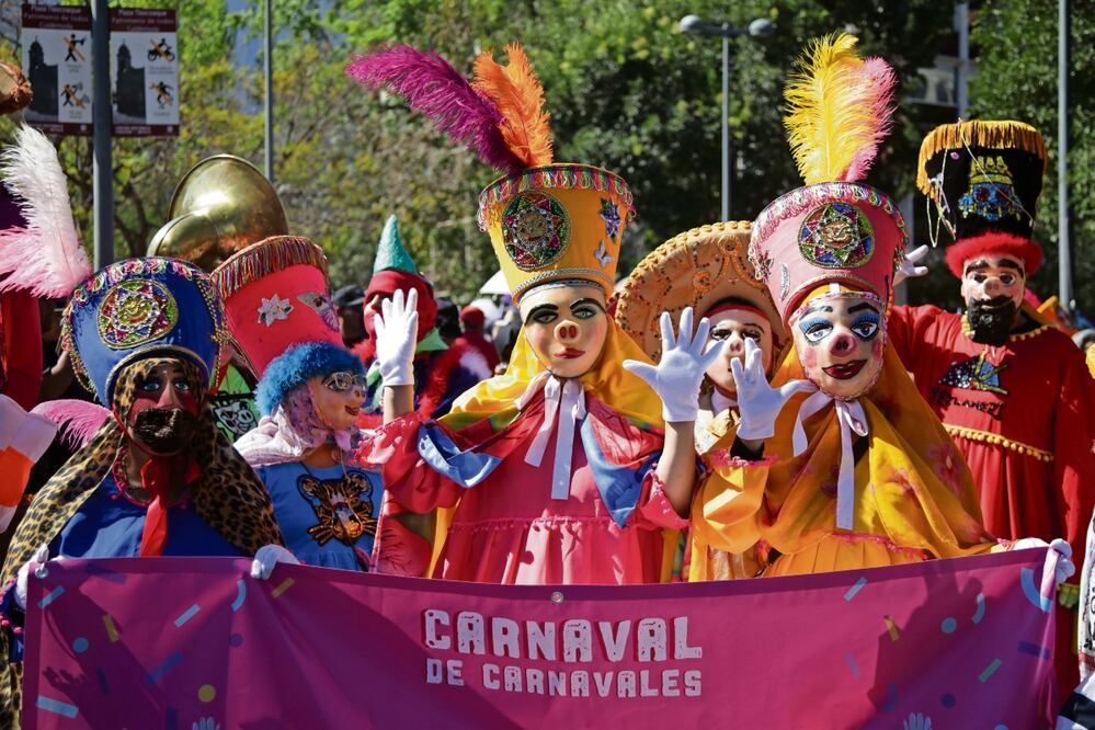 El Carnaval llega a las calles del Centro Histórico. Foto: Especial
