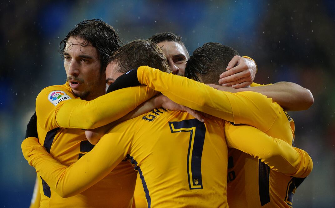 Reuters. Jugadores del Atlético de Madrid