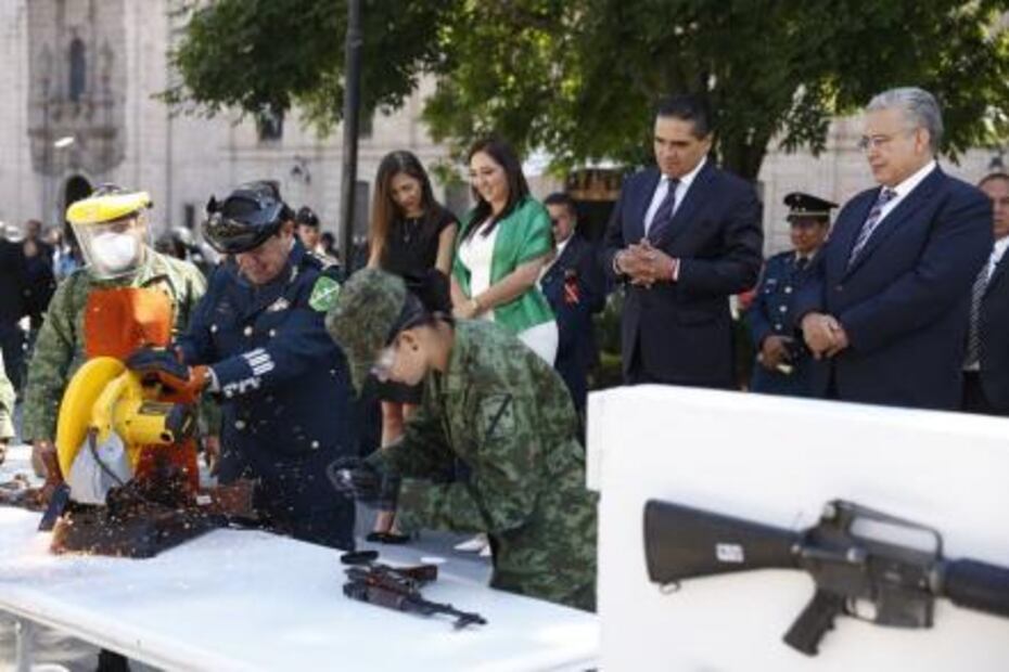 Silvano Aureoles recrimina a EU por armas ilegales en México