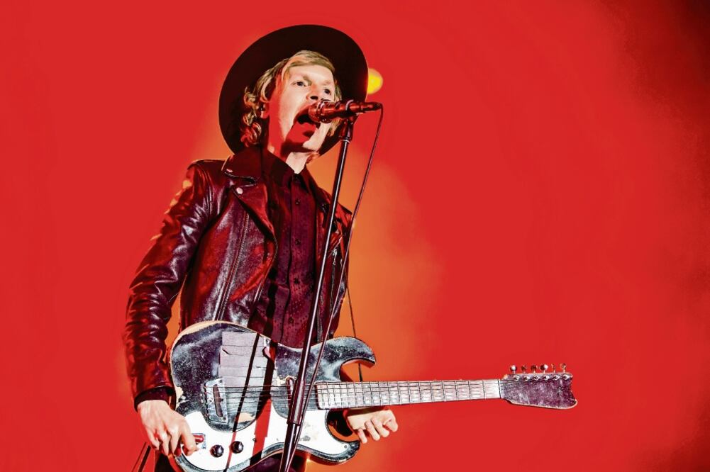 Beck deleitó a los fans con éxitos como “L oser” y “Dev i l’s haircut”. (CORTESÍA)