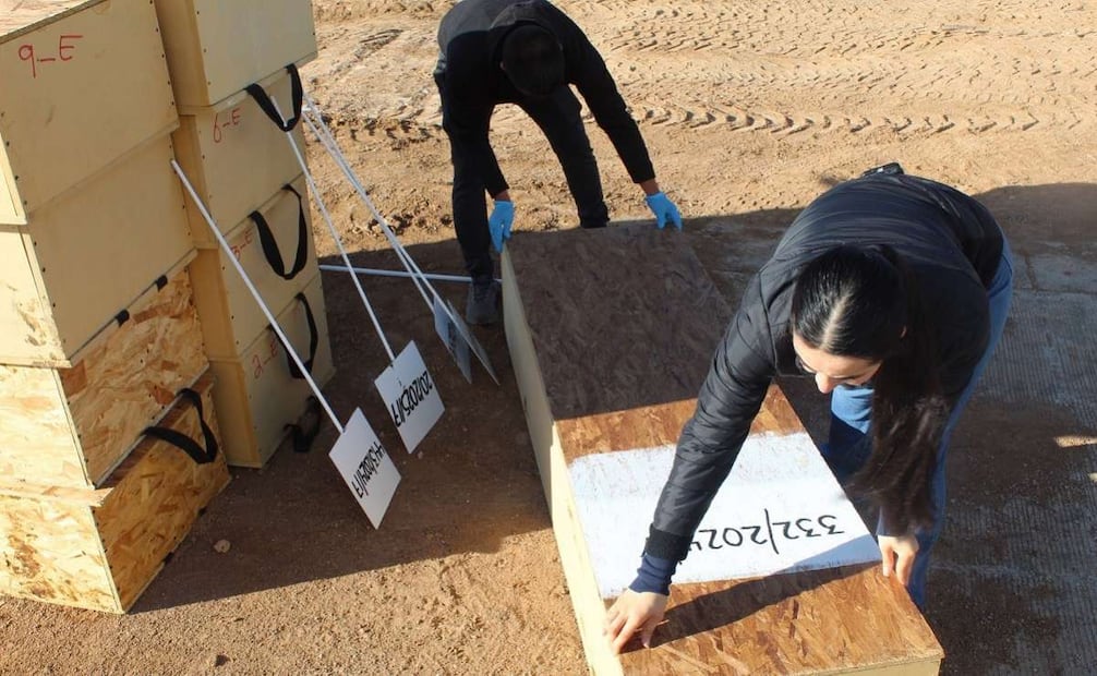 Inhuman 41 cuerpos no identificados en Chihuahua; aplican estudios para futura identificación.
Foto: Especial.