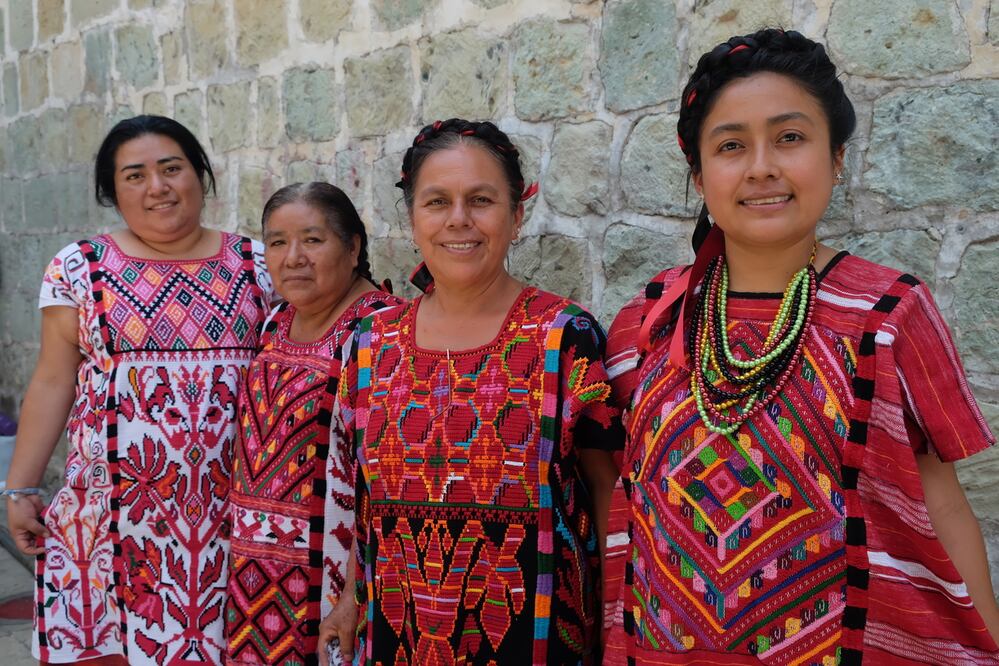 Cocineras de Valle Nacional: Iris Gregorio, Cecilia Ángela Jiménez, Martha Gregorio y Lizette Manuel. Foto: Raquel del Castillo / El Universal
