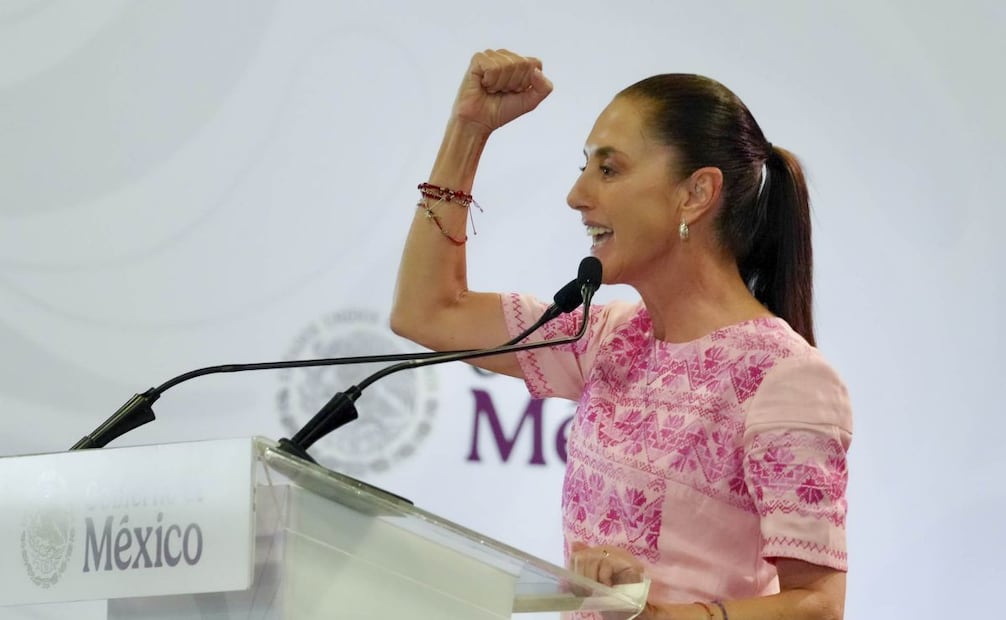 La presidenta Claudia Sheinbaum en gira de rendición de cuentas en Yucatán el 12 de septiembre de 2026. Foto: Presidencia