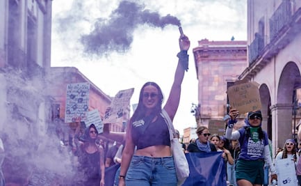 Marchan mujeres en estados de México; exigen fin de la violencia machista