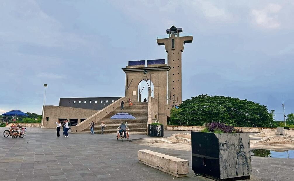 El Malecón de Villahermosa fue remodelado durante el gobierno de Adán Augusto López. Foto: Alejandra Canchola / EL UNIVERSAL