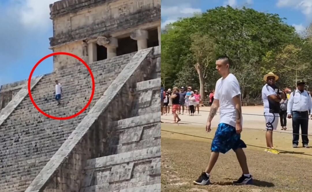 El turista fue bajado por las autoridades. Foto: Twitter @BowTiedPassport
