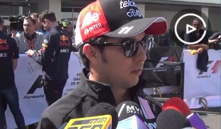 'Checo' Pérez agradece a Hamilton