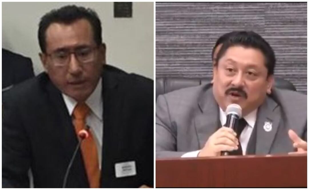 Organizaciones civiles marcharon en demanda de la salida de los funcionarios. Foto: Twitter: @JuanSalazar012 @UrielCarmona17