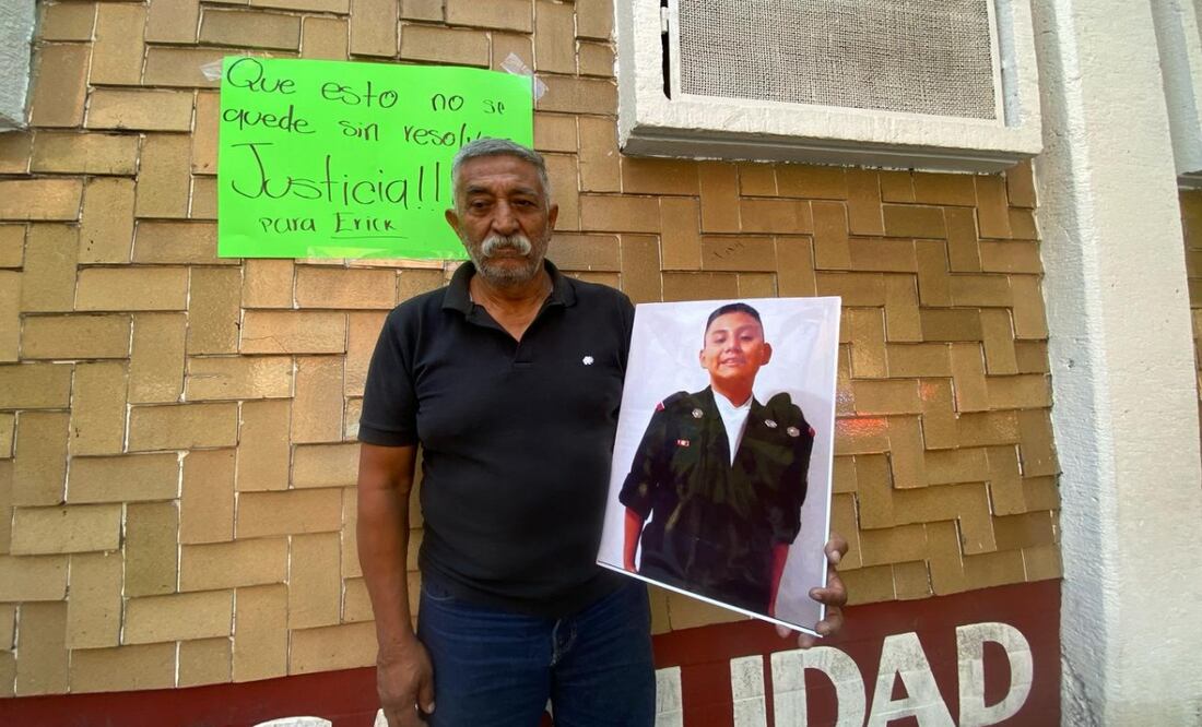 Abuelo acusa muerte de su nieto en campamento militarizado; denuncia golpes y encubrimiento. Foto: Juan Carlos Williams
