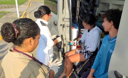 Elementos de la Marina rescatan a dos tripulantes de moto acuática a la deriva en Veracruz; incidente fue ocasionado por falla mecánica