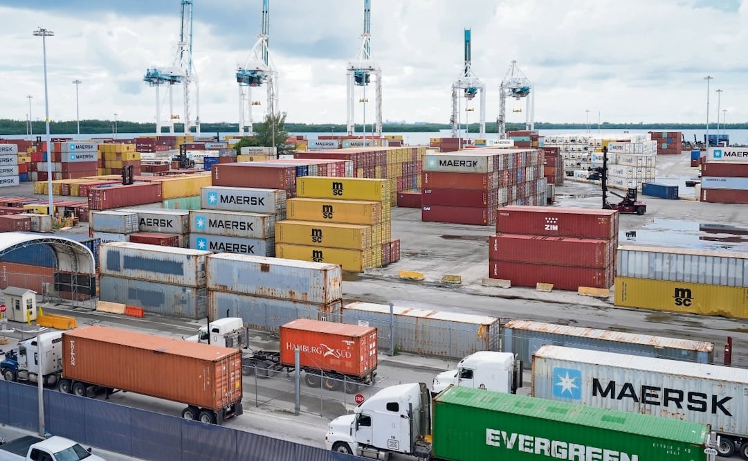 El valor de las importaciones de mercancías, en septiembre, fue de 50 mil 205 millones de dólares, monto que implicó una caída anual de 1.8%. Foto: Archivo | El Universal