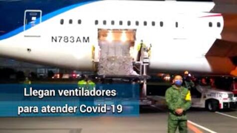 Llega a México segundo cargamento con insumos procedente de China