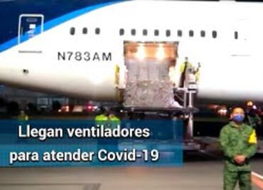 Llega a México segundo cargamento con insumos procedente de China