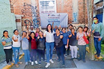 Participación de vecinos acelera obras en Á. Obregón