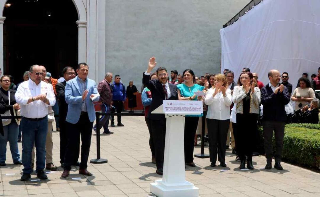 Batres afirmó que el sismo de 2017 dejó una cicatriz profunda en los corazones de los habitantes de esta demarcación pues se dañaron monumentos históricos y culturales. Foto: Especial