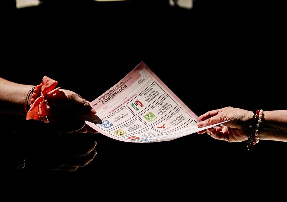 Ballot for Governor elections in Mexico 2016 - File photo/EL UNIVERSAL