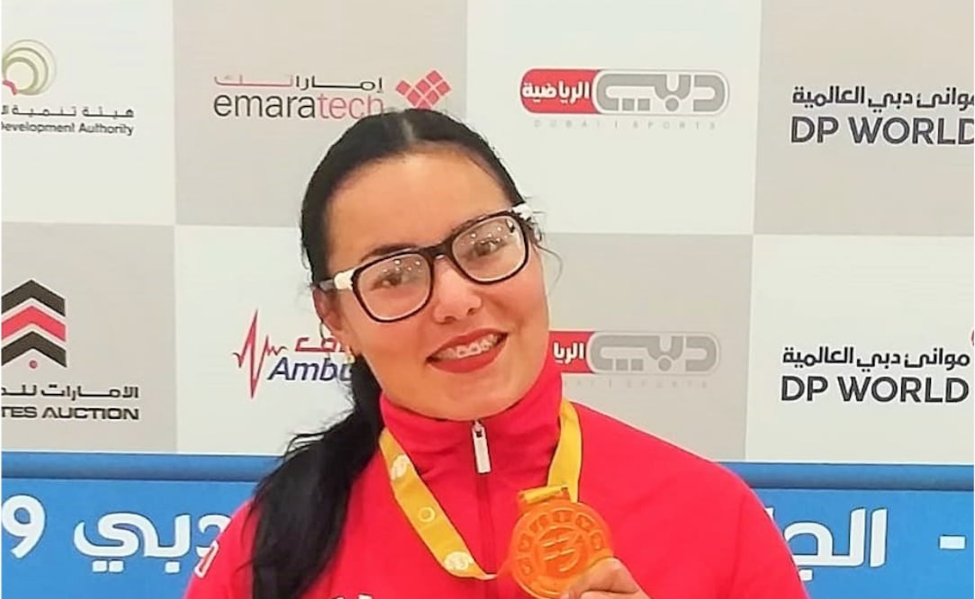 Valenzuela Álvarez se especializa en lanzamiento de bala. Foto: Twitter