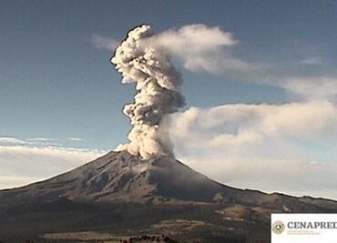 Popocatépetl registra 151 exhalaciones y ocho explosiones en 24 horas