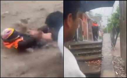 Lluvias dejan un motociclista arrastrado y dos mujeres atrapadas en un elevador en Chiapas; hay 31 reportes por daños diversos