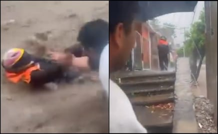 Lluvias dejan un motociclista arrastrado y dos mujeres atrapadas en un elevador en Chiapas; hay 31 reportes por daños diversos