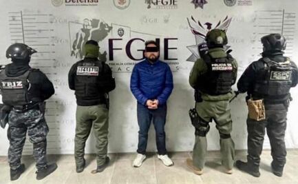 Detienen a exjefe policiaco de Tlaltenango, Zacatecas, por secuestro agravado; contaba con una orden de aprehensión