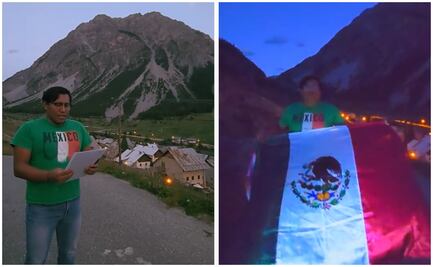 Joven mexicano arma su propio Grito de Independencia en pueblo de Francia: “¡Que vivan los migrantes!”