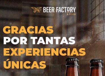 Beer Factory anuncia el cierre de sus sucursales; se desconocen los motivos de su clausura