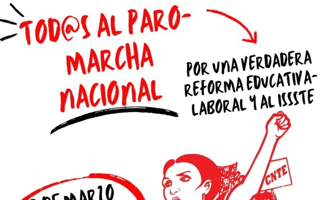 CNTE convoca a movilizaciones. Foto: Especial