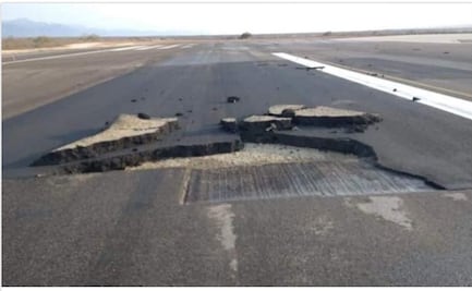 Aeropuerto Internacional de Culiacán suspende operaciones por reparación de pista