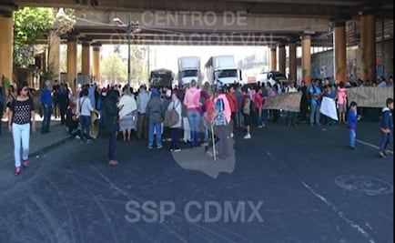 Reportan bloqueo en calzada Ermita 