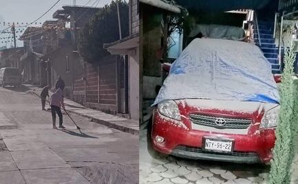 Por tercer día consecutivo, reportan caída de ceniza en regiones del Edomex cercanas al Popocatépetl