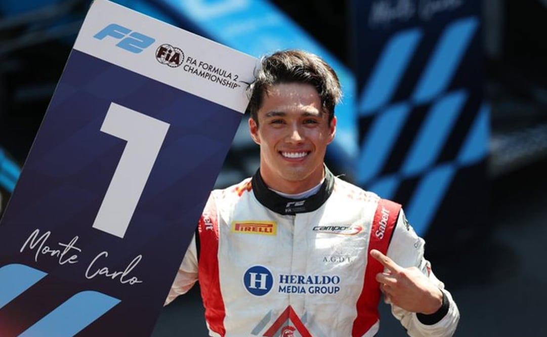 Noel León emula a Sergio Pérez en el Gran Premio de Mónaco / Foto: @Formula2