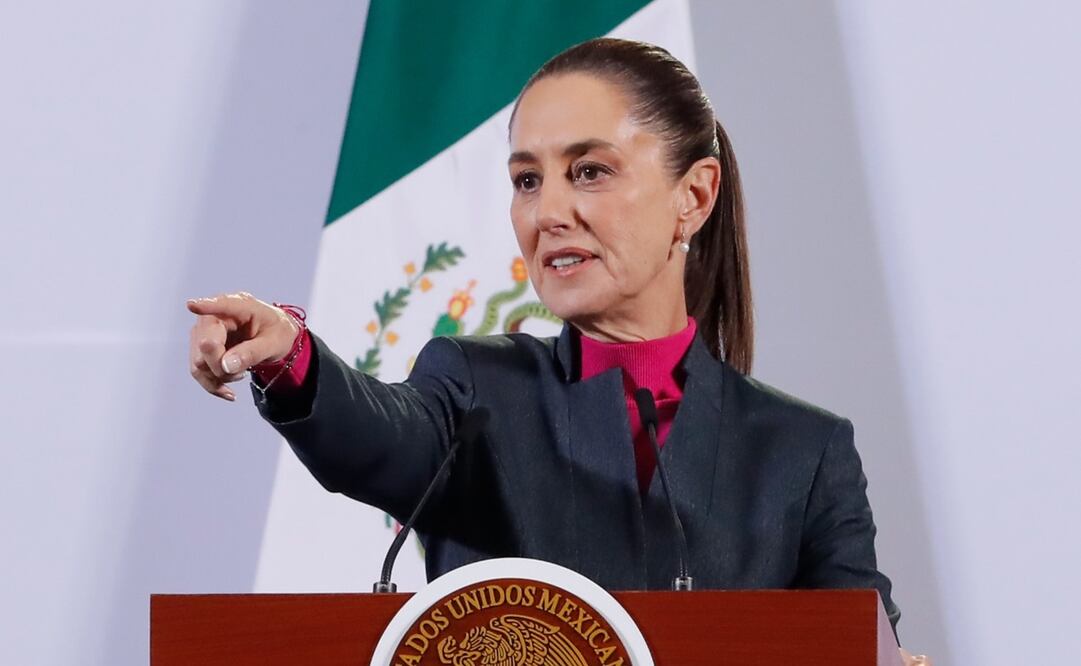 Conferencia mañanera de Claudia Sheinbaum del 22 de noviembre, desde Palacio Nacional. Foto: EFE