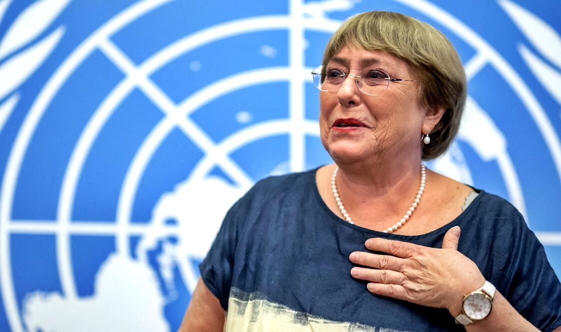 La SRE expresó su reconocimiento a Michelle Bachelet, quien hoy culminó su nombramiento como alta comisionada de las Naciones Unidas para los Derechos Humanos. Foto: AFP