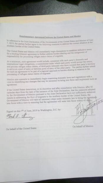 EU condiciona a México con acuerdo de Tercer País Seguro