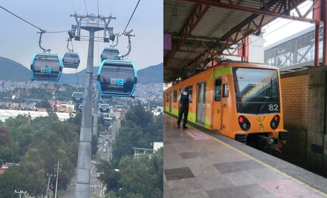 Reanudan servicio en estación Santa Marta del Cablebús y Metro. Foto: Especial.