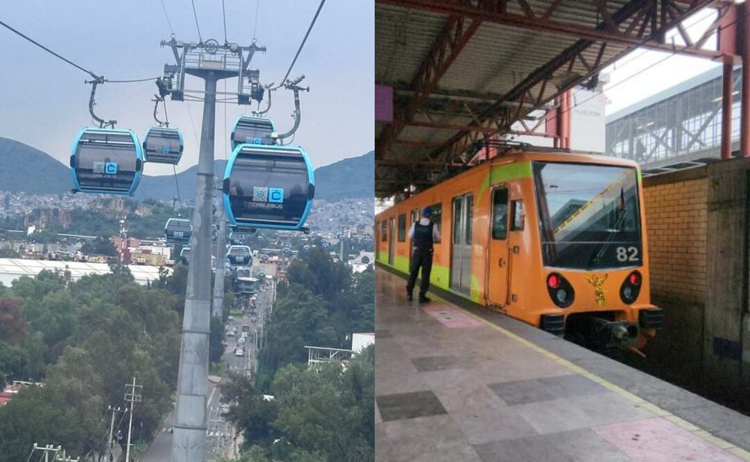 Reanudan servicio en estación Santa Marta del Cablebús y Metro. Foto: Especial.