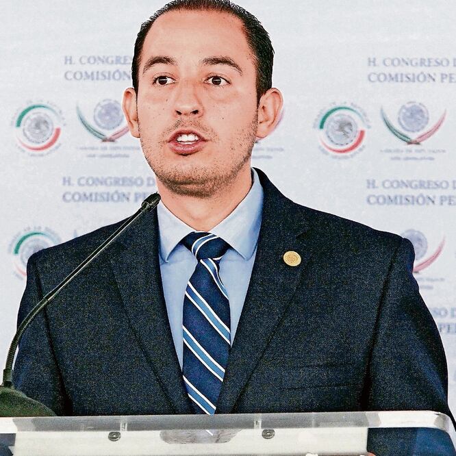 Visto bueno. Marko Cortés, presidente nacional de Acción Nacional, aseguró que en su partido están de acuerdo con el alza salarial. ARCHIVO EL UNIVERSAL